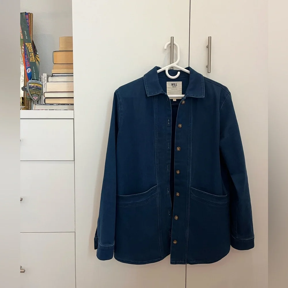 Sezane Will Jacket Indigo - Size S